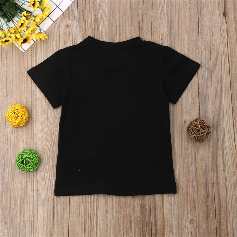 Camiseta infantil con estampado, para niños, unisexo