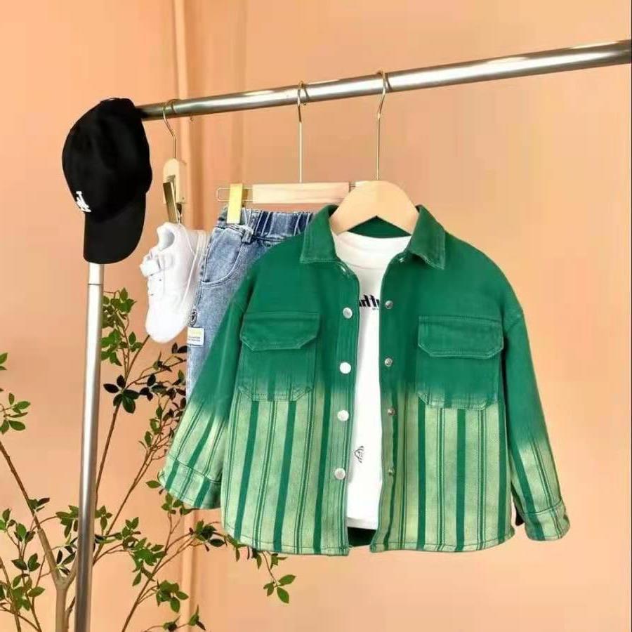 Chaqueta vaquera de primavera para niño personalizada y de moda