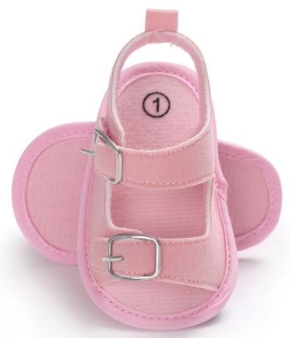 Sandalias ligeras hechas a mano para bebés de 6 a 12 meses, zapatos de tela BB de verano con suela suave para bebés de 0 a 1 año