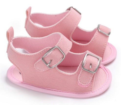 Sandalias ligeras hechas a mano para bebés de 6 a 12 meses, zapatos de tela BB de verano con suela suave para bebés de 0 a 1 año