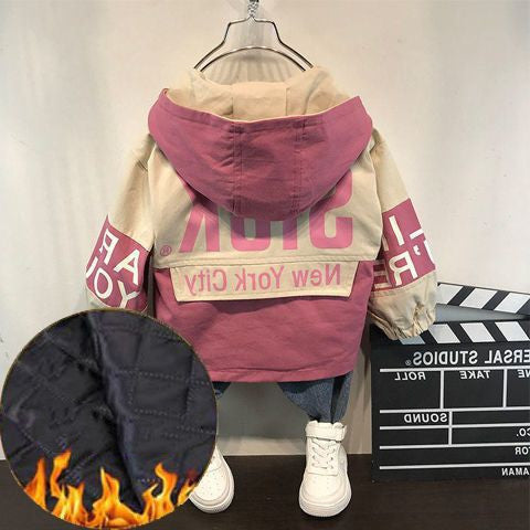 Chaqueta de algodón para otoño e invierno, para niños