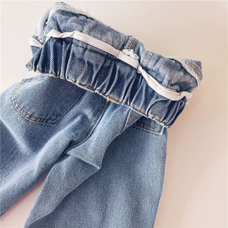 Pantalones infantiles de moda, jeans para niñas