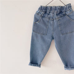 Pantalones infantiles de moda, jeans para niñas