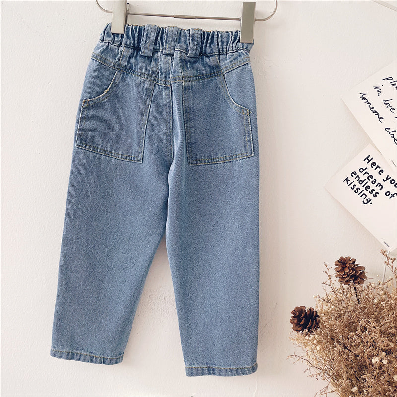 Pantalones infantiles de moda, jeans para niñas