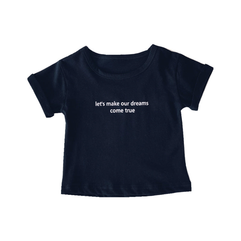 Camiseta infantil de verano de manga corta para niño