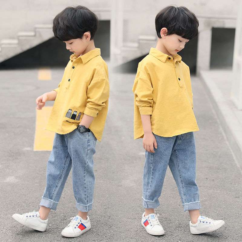 Ropa para niños Pantalones de mezclilla para niños Tendencia Nueva moda de primavera