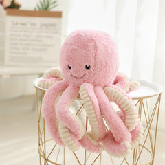 Precioso juguete de peluche colgante de pulpo de simulación