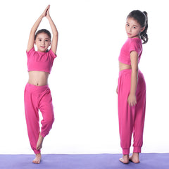 Conjunto de ropa infantil para yoga, deportes, para niñas