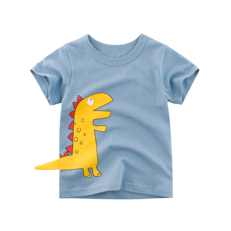 Camiseta infantil con dinosaurio