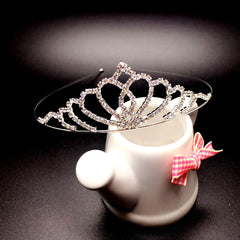 Accesorios para el cabello para niños, Tiara de corona para niñas, Mini diamantes de imitación brillantes brillantes