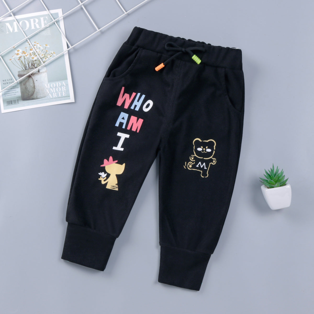 Pantalones infantiles de primavera y otoño, para niños