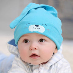 Gorro tejido de algodón para niños con animales de dibujos animados de marca, gorros para niños y niñas