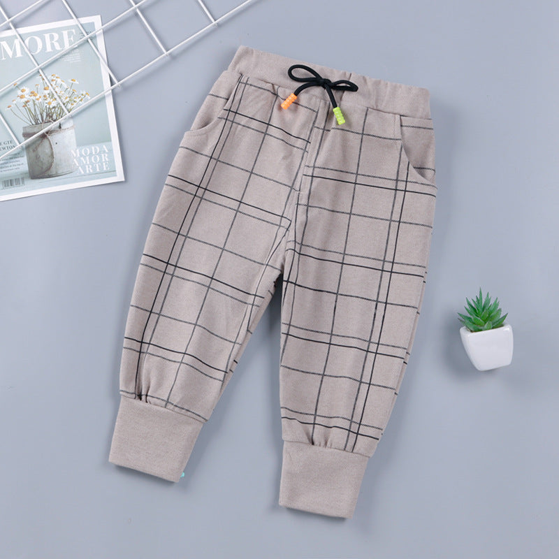 Pantalones infantiles de primavera y otoño, para niños