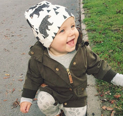 Gorro infantil con capucha, para niño, con estampado