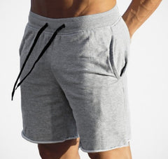 Pantalones cortos deportivos de algodón para hombre