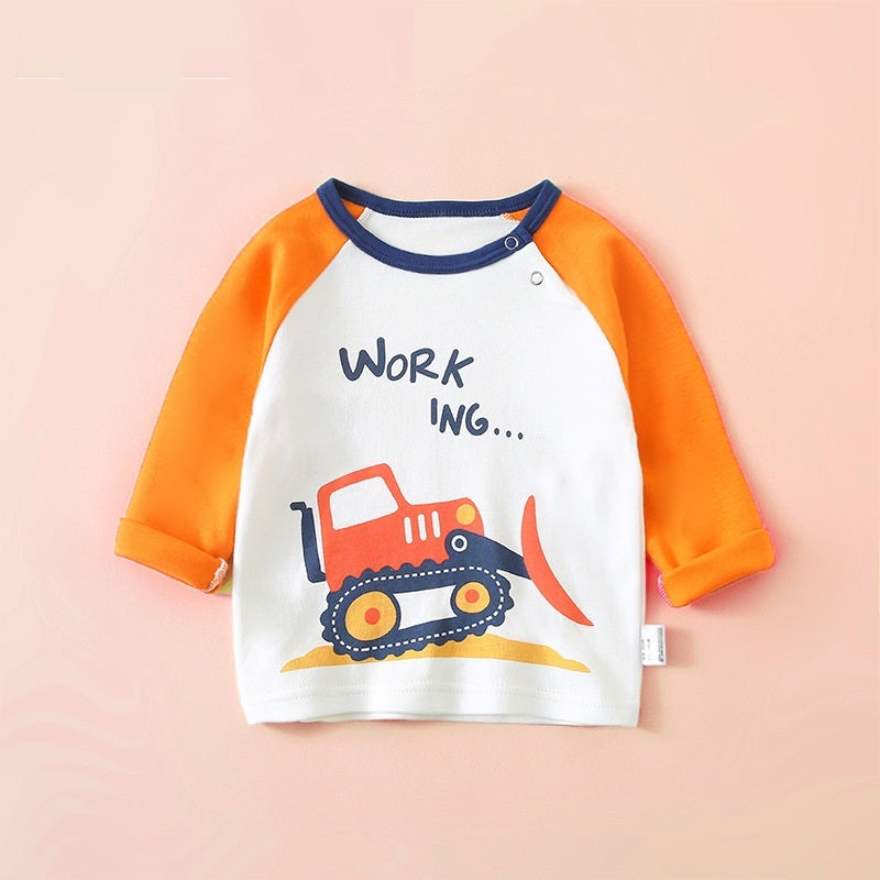 Ropa para niñas y niños Camiseta de algodón fina