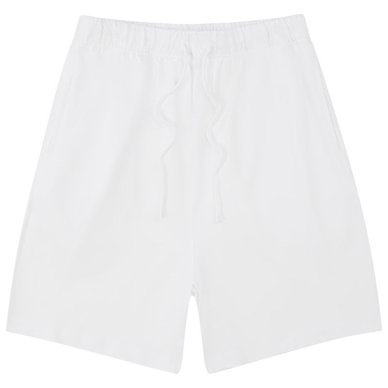 Pantalones cortos sueltos de algodón de verano para hombre