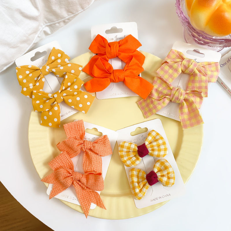 Pinza para el pelo con lazo para niñas, diseño de princesas y hadas, con flores de tela