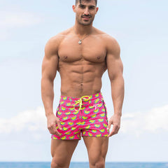 Pantalones de playa para hombre Pantalones cortos sueltos de verano de secado rápido