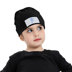 Gorro tipo jersey cálido y transpirable para niños, agradable para la piel