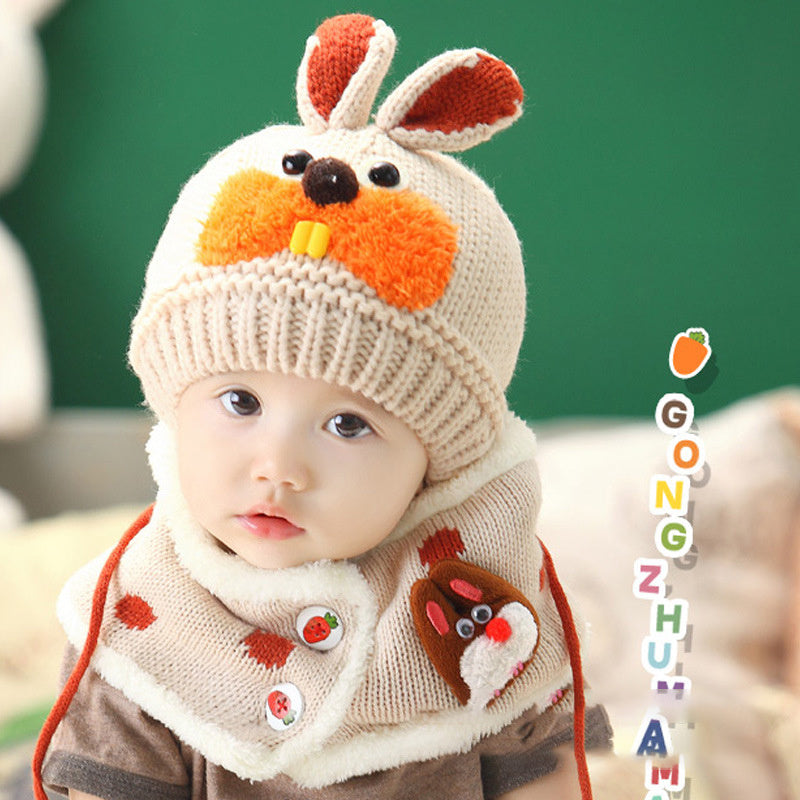 Gorro infantil de lana, para niñas y niños