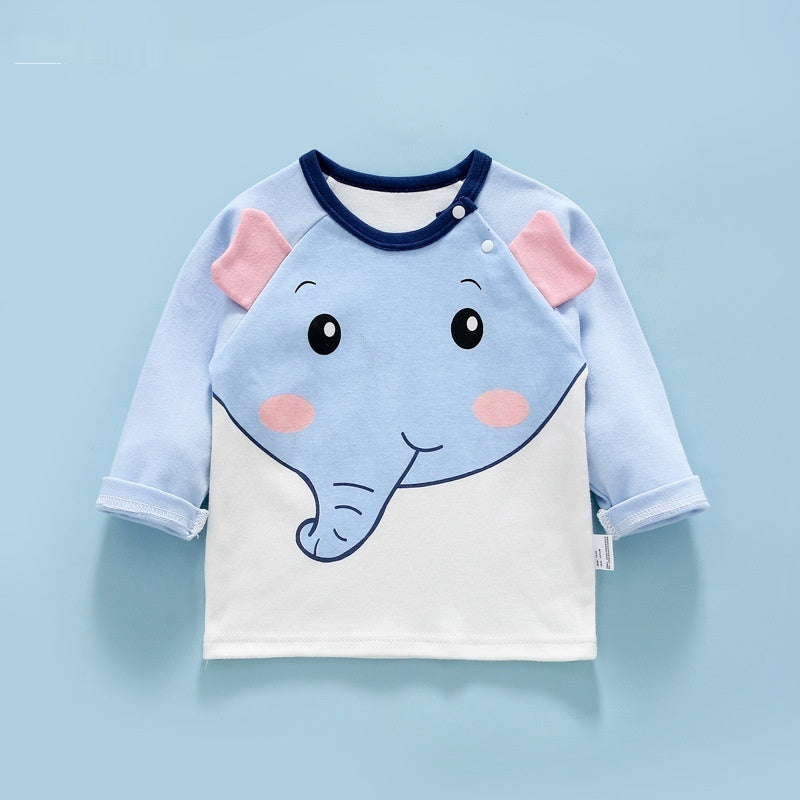 Ropa para niñas y niños Camiseta de algodón fina