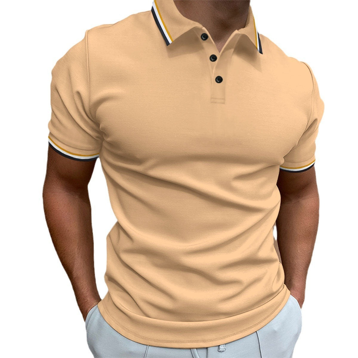 Camiseta ajustada, Camiseta de canalé, Polo para hombre