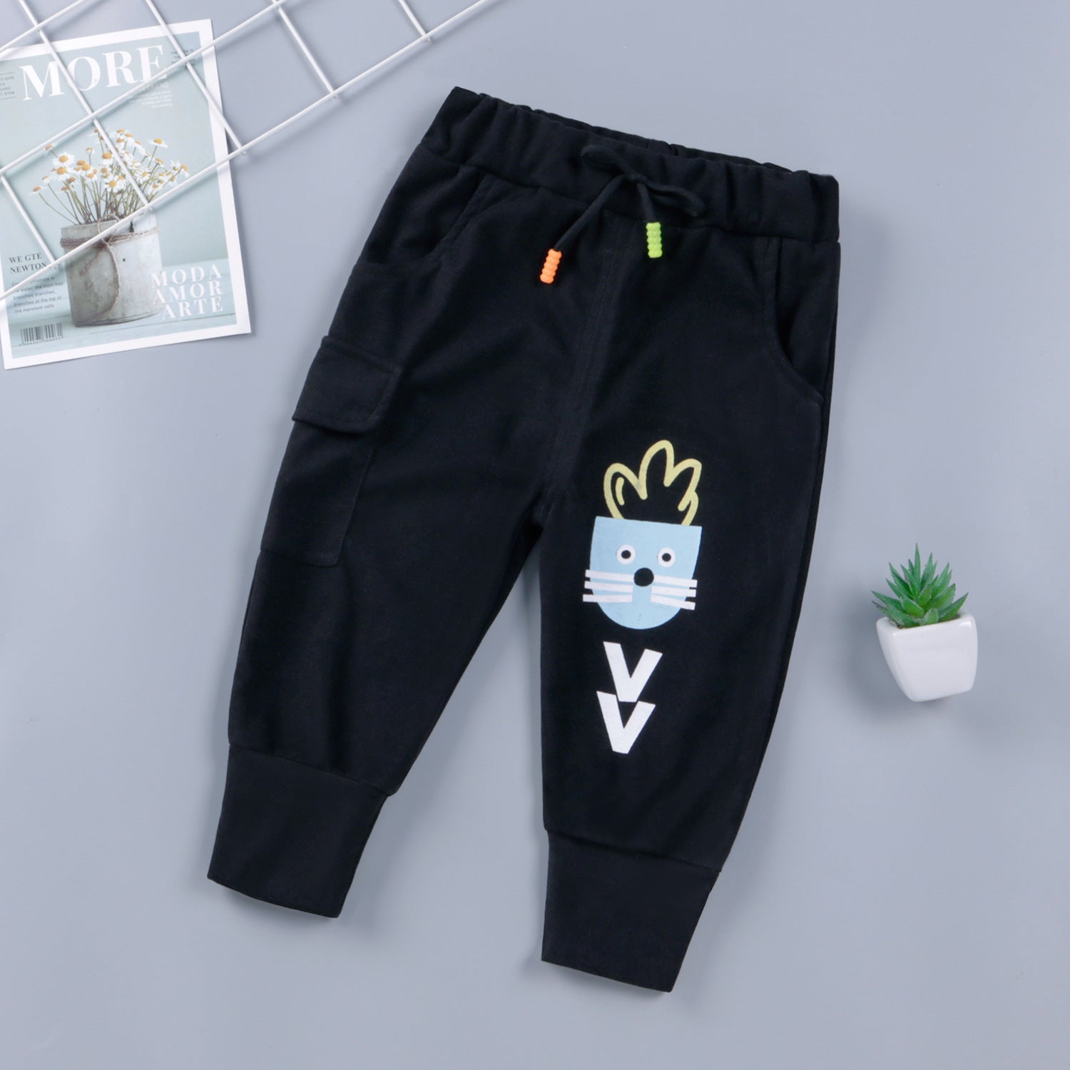 Pantalones infantiles de primavera y otoño, para niños