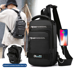 Mochila Nylon Hombre USB, complementos