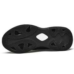 Zapatilla de deporte informal para correr de malla tejida con mosca fina y transpirable de verano de corte bajo