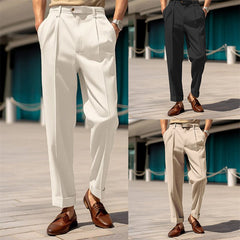 Ropa formal para hombres Pantalones rectos y cómodos