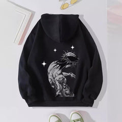 Hoodie con Estampado Jesús: Letra Lisa para Mujer, Suéter