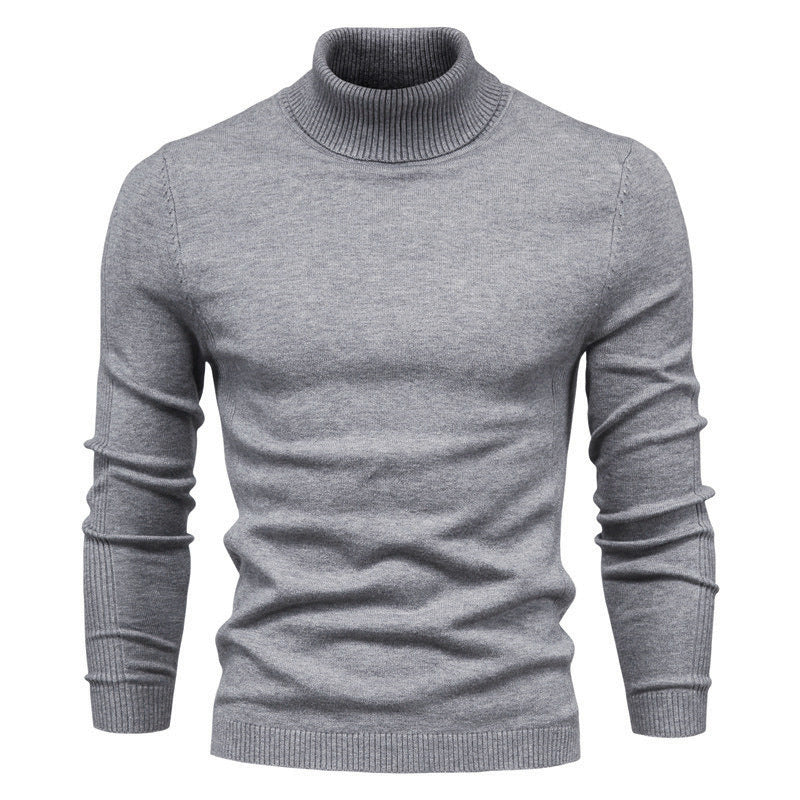 Suéter de color sólido para hombre, suéter casual, cuerpo cómodo