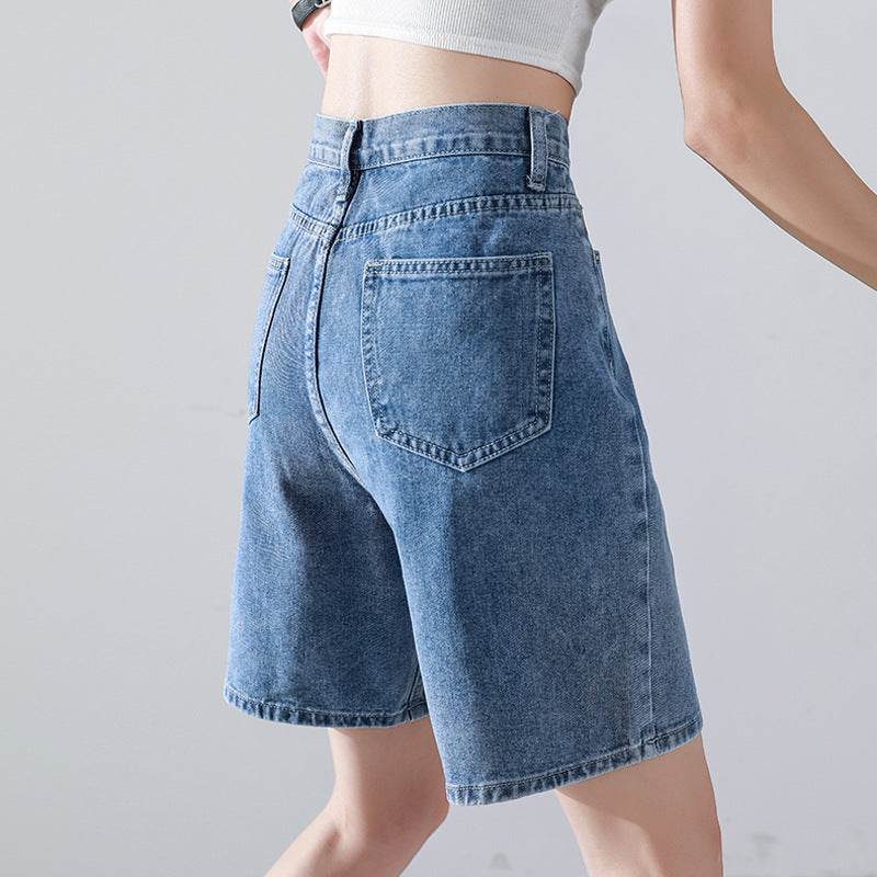 Pantalones cortos vaqueros  para mujer, finos de verano, bermudas