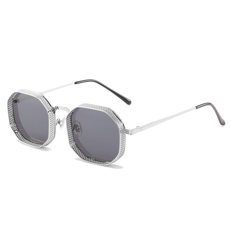 Gafas de sol de metal para hombres y mujeres, Completos