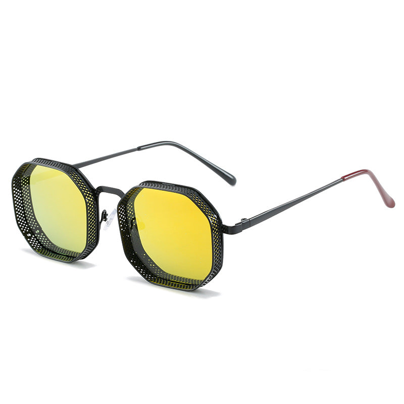 Gafas de sol de metal para hombres y mujeres, Completos