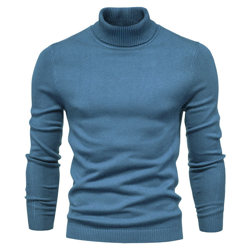 Suéter de color sólido para hombre, suéter casual, cuerpo cómodo