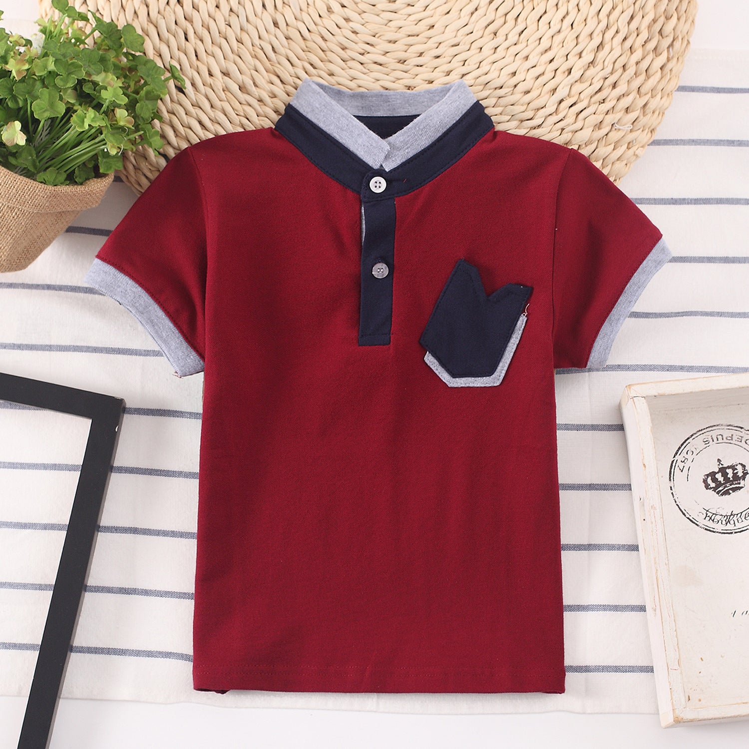 Camiseta para niños Ropa para niños Ropa para bebés Tops para niños