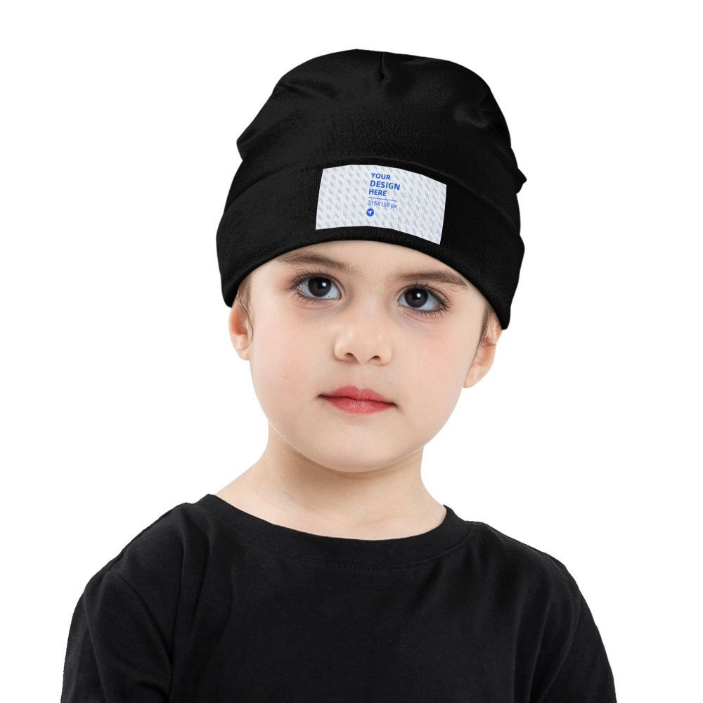 Gorro tipo jersey cálido y transpirable para niños, agradable para la piel