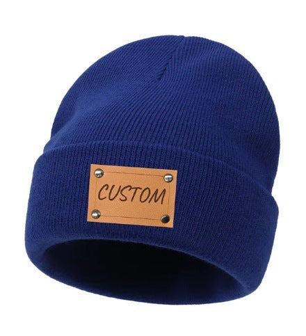 Gorro infantil de punto sin visera, para niños y niñas