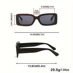 Gafas negras en 4 modelos de estilo punk y hip hop para mujeres y hombres, gafas antideslumbrantes, perfectas para fiestas en la playa y en el Club, Completos