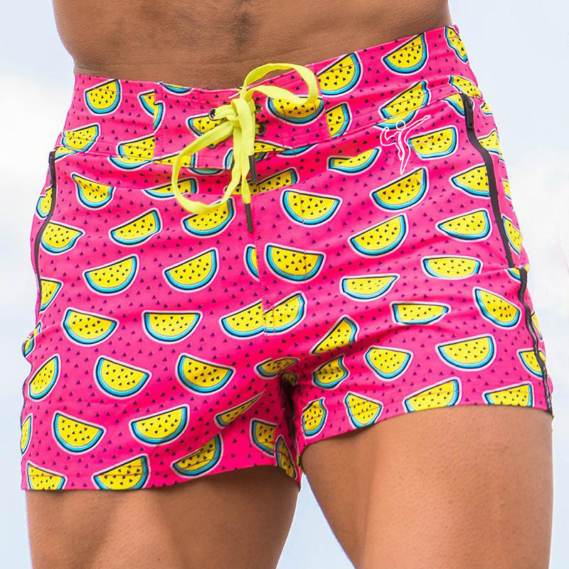 Pantalones de playa para hombre Pantalones cortos sueltos de verano de secado rápido