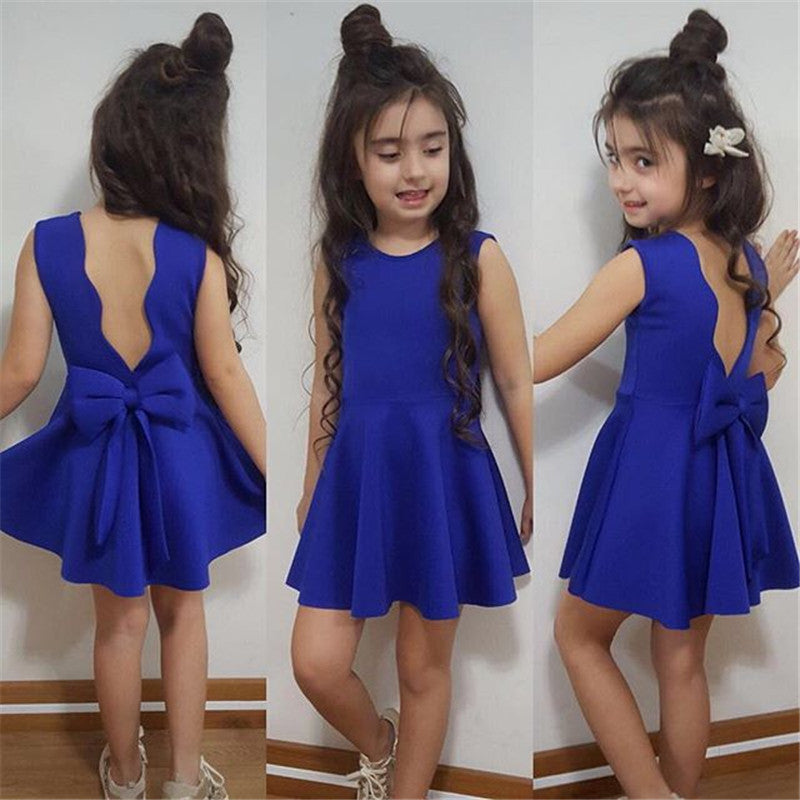 Ropa para niños Vestido Bebé Sin mangas Ropa para niña